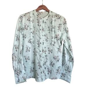 NWT Vintage Limited Too Fairycore Cottagecore Cotton Floral Shirt Girl's 20